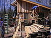 More siding waiting to go on.